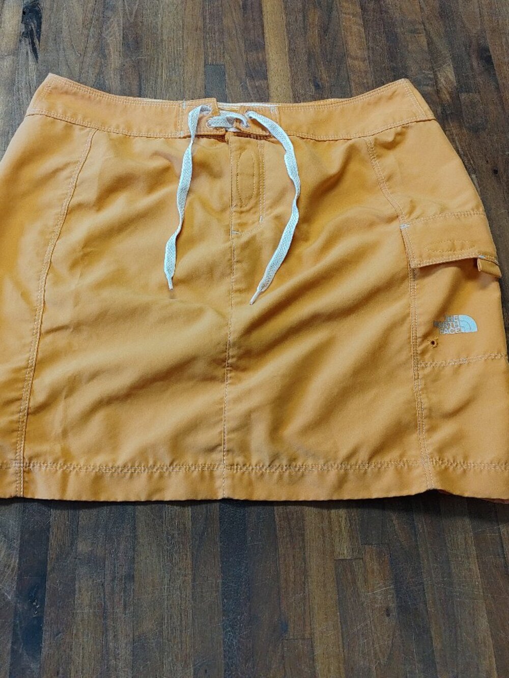 The North Face Orange Y2K Cargo Hiking Utility Trail Skirt 4